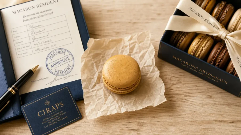 macaron avignon : dossier stationnement résident et coffret gourmand de macarons
