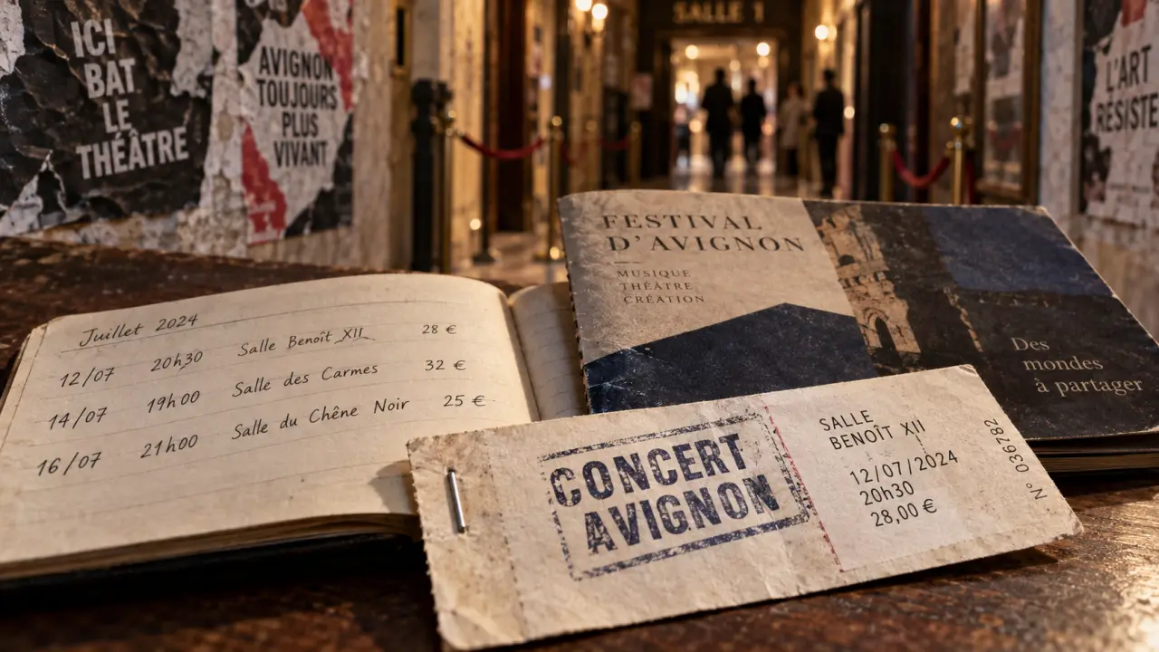 Avignon concerts : billetterie avec dates, salles et prix