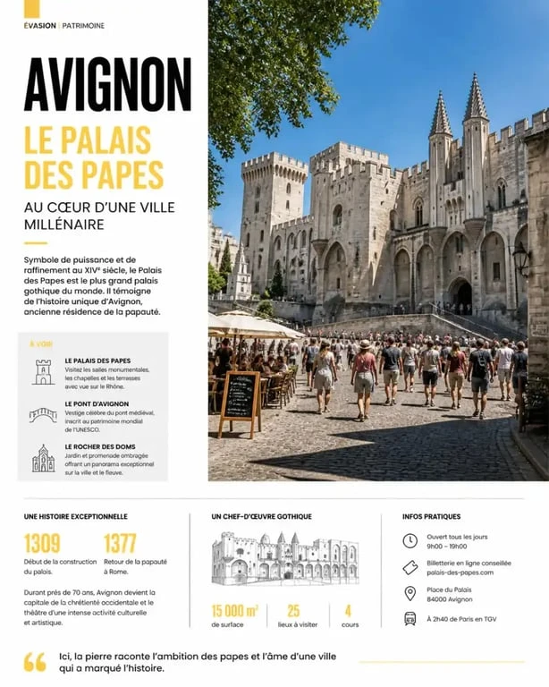 Festivités dans le Vaucluse ce week-end : ambiance culturelle au centre-ville d'Avignon