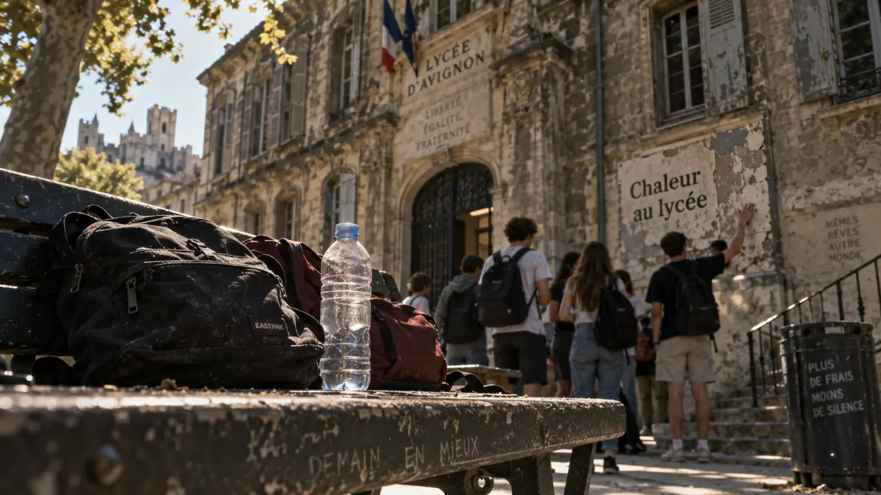 À Avignon, les lycéens alertent sur la chaleur dans des bâtiments vétustes