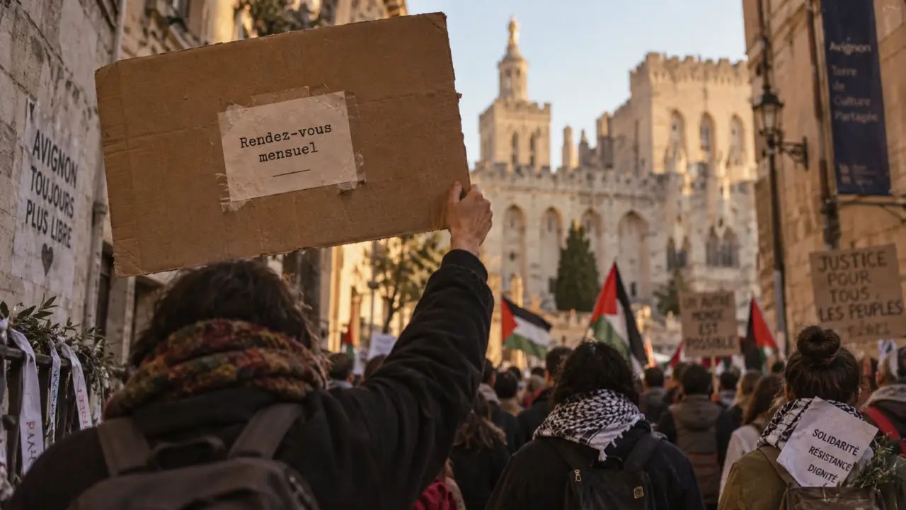 À Avignon, Présences palestiniennes annonce une mobilisation chaque mois