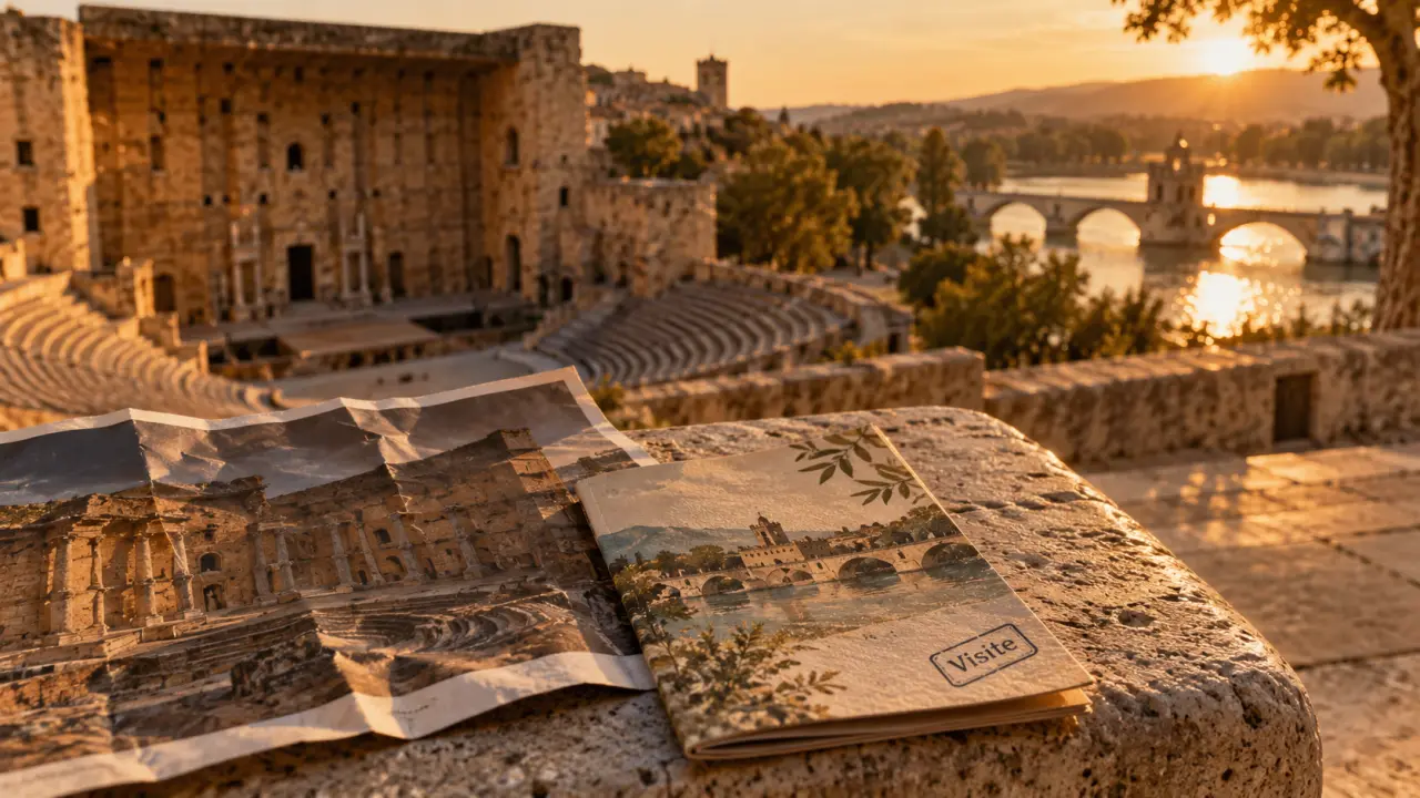 Visiter orange ou avignon : théâtre antique d’Orange et Pont Saint-Bénézet au Rhône